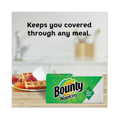 Bounty Paper Napkins, White, 200 Count