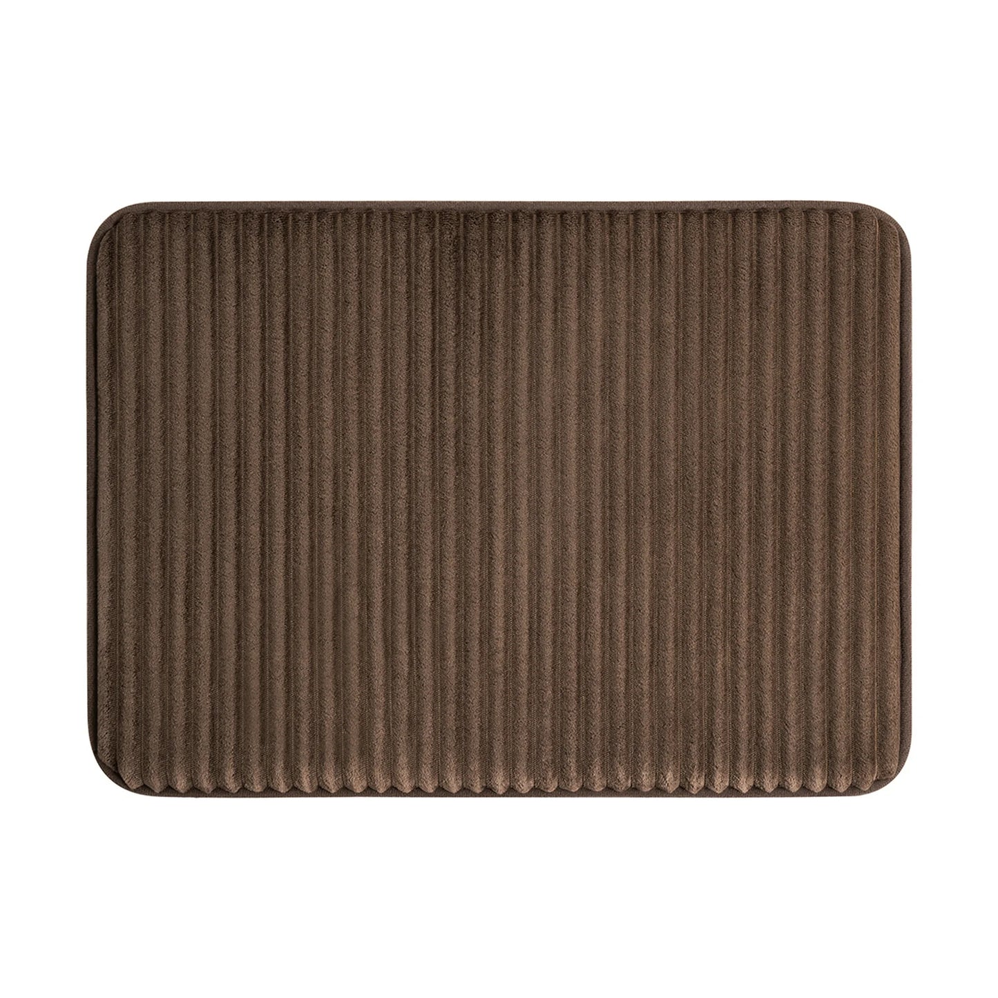 Mainstays Brown Performance Foam 17"x 24" Bath Rug