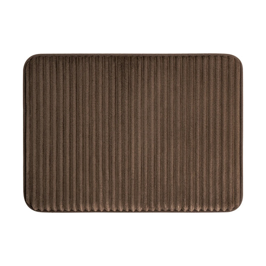 Mainstays Brown Performance Foam 17"x 24" Bath Rug