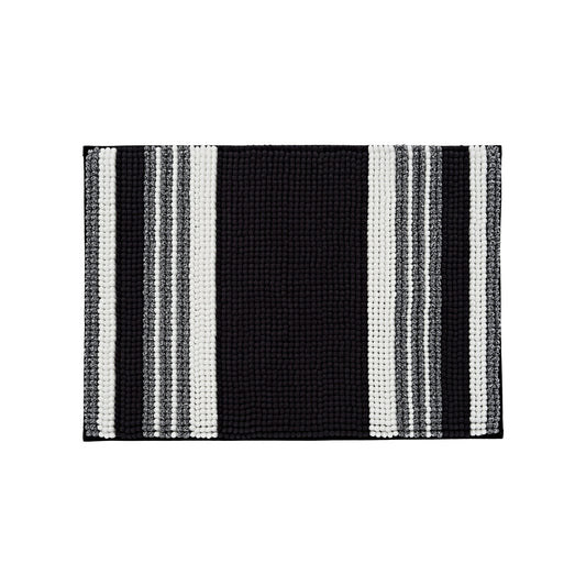 Mainstays Performance Foam Noodle Bath Rugs, 17"x24" Black